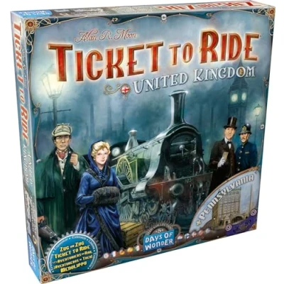 Bild av Ticket To Ride Map Collection United Kingdom + Pennsylvania