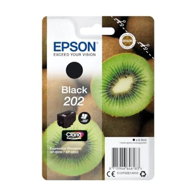 Bild av Epson 202 sort original ink Bläckpatron Svart