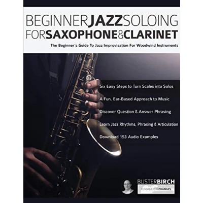 Bild av Beginner jazz Soloing for Saxophone &amp; Clarinet: The beginner’s guide to improvisation woodwind instruments