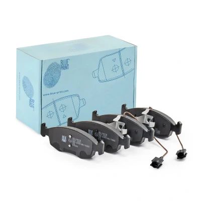 Bild av BLUE PRINT ADL144218 Jeu de plaquettes frein Essieu avant contact signal d&#039;usure inclus avec clip piston FIAT: 500 3 portes