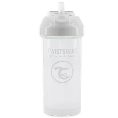 Bild av Twistshake Sugrörsmugg 360 ml, Vit