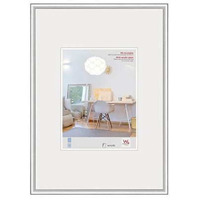 Bild av walther design tavelram silver affischformat med konstglas, New Lifestyle plastram KVX691S