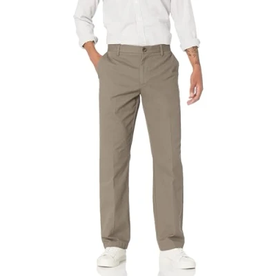 Bild av Amazon Essentials Classic Fit Wrinkle Resistant flat framsida chino byxor trosa, grå (taupe), W38/L30