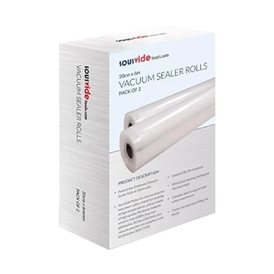 Bild av SousVideTools [SVT 07001] vakuumfolie (20 cm x 6 m) x2 rullar