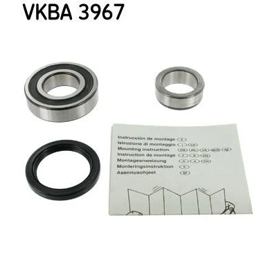 Bild av SKF VKBA 3967 Kit de roulements roue avec bague d&#039;étanchéité 62 SUZUKI: Wagon R+ II 3/5 portes, Ignis I, I portes