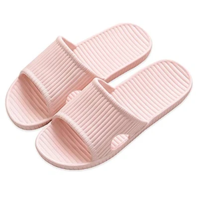 Bild av Kvinnor Och Män Halkskydd Tofflor Inomhus användning Utomhusbad Sandal Mjukt Skum Sula PoolSkor Hus Hem Rutschkana（rosa 38/39 EU）