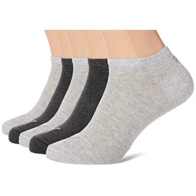 Bild av PUMA Unisex strumpor (5 pack), Anthraci/L Mel grå/M grå, 35 38 EU