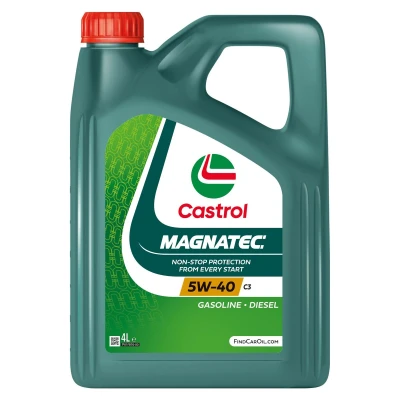 Bild av Castrol Magnatec C3 5W 40 4I Huile moteur 15F624 BMW: 7, 3 Berline, X5, FIAT: Doblo II Van / Break, 500 portes, Panda III 3/5 portes