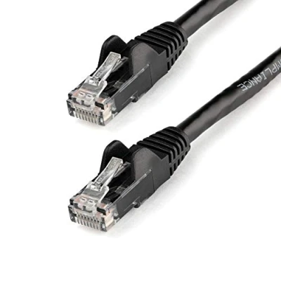 Bild av StarTech.com 7 m Cat6 Snagless Gigabit UTP nätverkskabel Cat 6 RJ45 med kinkskydd svart