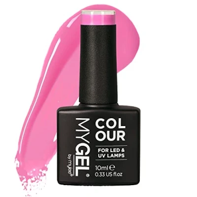 Bild av Mylee Gel Nagellack 10 Ml [Rosa Paradis] Uv Ledde Soak Off Nagelkonst Manikyr Pedikyr För Professionell Salong Hemanvändning Intervall] Långvarig Lätt Att Applicera