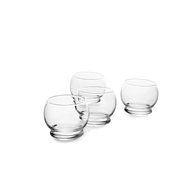 Bild av Normann Copenhagen Rocking Glass 25 cl Glas Clear 4 pcs 9 cm
