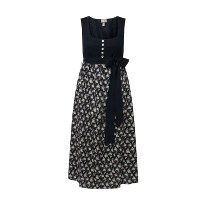 Bild av Ulla Popken, Damer, stora storlekar, Dirndl Empire Style, marinblå, 48 SE