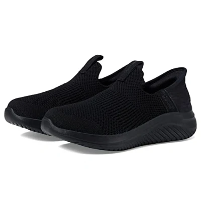 Bild av SKECHERS SLIP INS ULTRA FLEX 3.0 SMOOTH STEP SPORTSKOR FÖR POJKAR, Svart, 28 EU