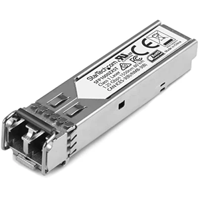 Bild av StarTech.com MSA Compliant Gigabit Fiber SFP transceiver Module 1000Base ZX SM LC 80 km (mini GBIC) modul Ethernet