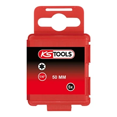 Bild av KS Tools 911.3376 1/4&quot; Bit Torx, 50mm, T6, 5 pack
