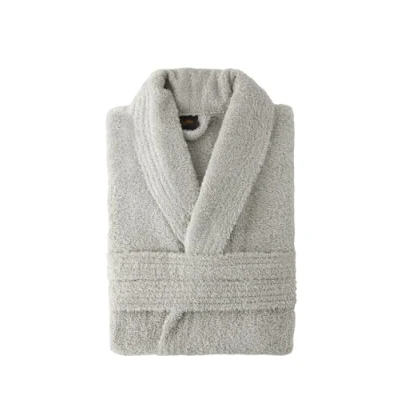 Bild av Top Towel Elegant Badrock för kvinnor och män i 100% bomull, 500 g/m² val med huva eller utan mjuk absorberande dusch, spa pool, Grå silver, XXL