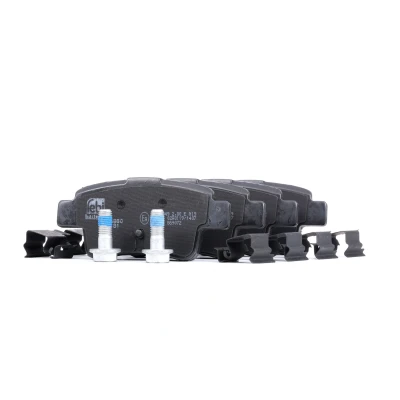 Bild av FEBI BILSTEIN 16880 Jeu de plaquettes frein Essieu arrière contact signal d&#039;usure exclu avec monture OPEL: Corsa D 3/5 portes
