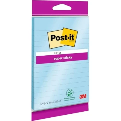 Bild av Post it 102 x 152 mm fodrad superklisterlapp Neptunus blå