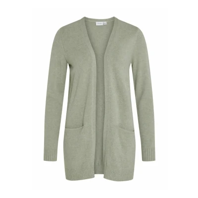 Bild av VILA Viril OPEN LS NOOS Kofta, Storlek: Medium, Oil green