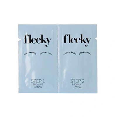 Bild av fleeky Browlift Sachets 1 ml en shot dubbelkammaretikett med 2 fas ögonbryn lyftgel för att lyfta och fixera brows