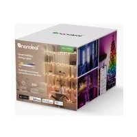 Bild av Nanoleaf 24 m ansluten ljusslinga med jullägen, 300 st adresserbara RGBIC lysdioder, inomhus och utomhus, synkmusik, mer över WiFi, röstappkontroll (Alexa Apple Google Home) vardagsrum