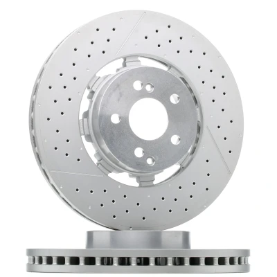 Bild av BREMBO 09.A945.33 disque de frein 360 36 5 en deux parties, ventilé l&#039;intérieur, fendu/perforé revêtu à haute teneur carbone
