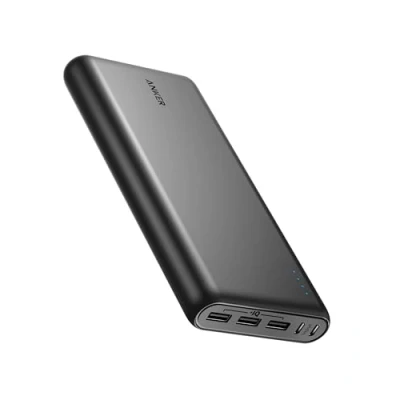 Bild av Anker PowerCore 26800mAh Power Bank Externt batteri med dubbel ingångsladdningsport, dubbelt snabbt uppladdningsbart, 3 USB portar för iPhone XR/XS/X / 8 8Plus 7, Samsung Galaxy flera (Svart)