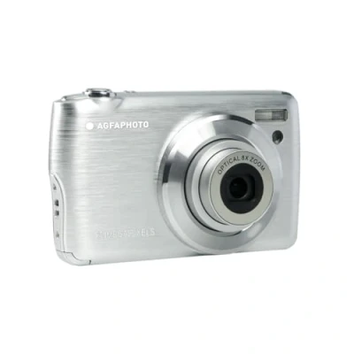 Bild av AGFA Photo Realishot DC8200 kompakt digitalkamera (18MP, Full HD video, 2,7&quot; LCD skärm, 8X optisk zoom, litiumbatteri och 16 GB SD kort) silver