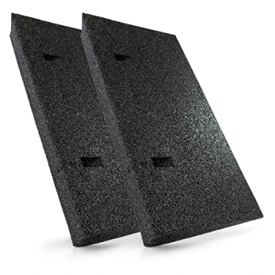Bild av Trottoarramp I gummi, svart bredd: 50100 cm höjd: 4570110 mm ramp, gummikil, rullstolsramp, uppkörningsramp, dörrtröskelramp, bilramp