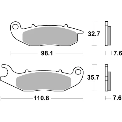Bild av BREMBO Carbon Ceramic, Road 07GR03CC Bromsbeläggsats fram och bak