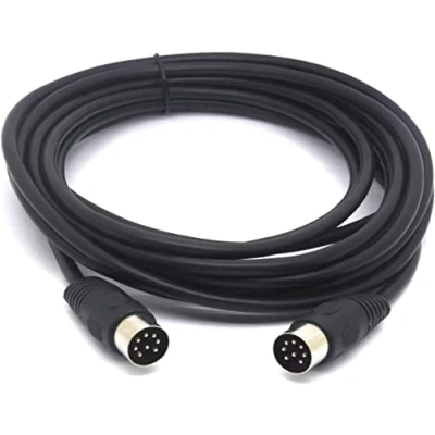 Bild av Tomost MIDI kabel 8 stifts Din högtalarförlängning hane till konverteringsledning för Bang och Olufsen B&amp;O PowerLink BeoLab (5 meter)