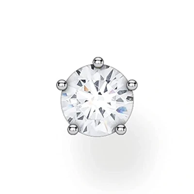 Bild av Thomas Sabo boucles d&#039;oreilles simples clous pierre blanche argent sterling 925 H2148 051 14