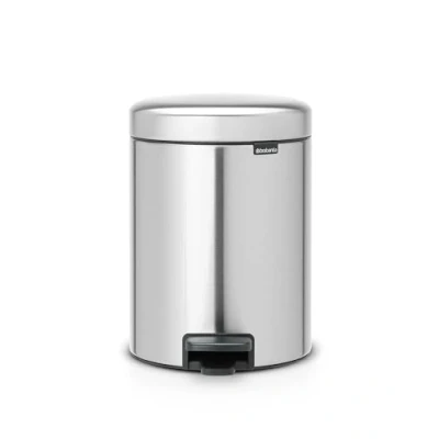 Bild av Brabantia NewIcon Treteimer sanft schließend, Kunststoff Inneneimer, Matt Steel Fingerprint Proof, 5 Liter