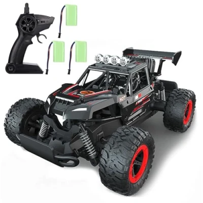 Bild av Azyvum Fjärrstyrd bil offroad för pojkar utomhus 1:16 skala RC buggy 2,4 GHz radiofjärrkontroll racerbil Crawler Truck SUV leksak med 3 batteri 70 minuter