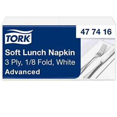 Bild av Tork Servett 1/8 vikt 3 lagers vit 150/fp