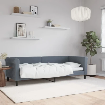 Bild av Dagbädd mörkgrå 80x200 cm sammet
