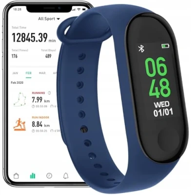 Bild av FOREVER SB 50 Fitband Smart Watch Armband Fitness Tracker för kvinnor och män med stegräknare hjärtarmband spenderade kalorier klocka iOS Android Smartwatch