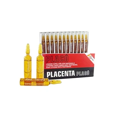 Bild av PLACENTA PLACO FÖR HÅRETS INTENSIV BEHANDLING AMPOULER MOT HÅRFÖRLOSS 12 x 10 ml