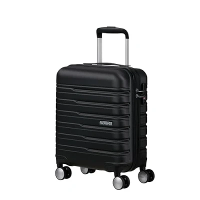 Bild av American Tourister Flashline EasyJet Handbagage, Spinner XS, 35 x 45 20 cm, 23 L, 2,20 kg, Flygplanshandbagage Underseater, Svart (Shadow Black)