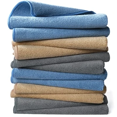 Bild av Polyte Professional Rengšringshandduk 12 pack blŒ, kamel, grŒ 40 x cm
