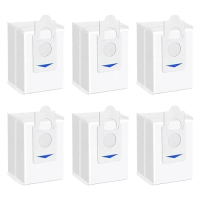 Bild av 6/12 st dammpåsar för ECOVACS DEEBOT X2/X2 Omni/X2 Pro/ DEX86 dammsugare robot reservdelar, automatisk tom station DDB030025 (6 pack)