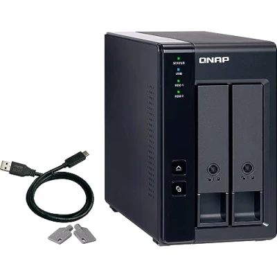 Bild av QNAP TR 002 2 Bay Desktop NAS Expansion Optional Use as a Direct Attached Storage Device