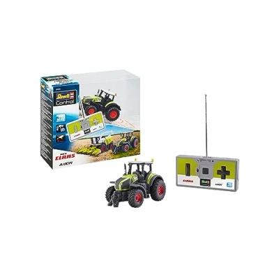 Bild av Revell Mini RC Claas 960 Axion Traktor I Perfekt för barn från 8 år Mycket detaljerad design 2 kanals fjärrkontroll Snabb laddning via fjärrkontrollen resor, grön