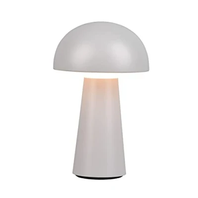 Bild av Reality Leuchten LED batteri utomhusbord Lennon R52176177, plast Ultimate grå, inkl. 2 x watt LED, touch dimmer