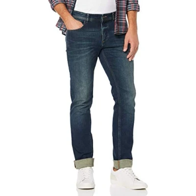 Bild av camel active herr Regular fit jeans byxor Houston, Mörkblå 82, 40W / 34L