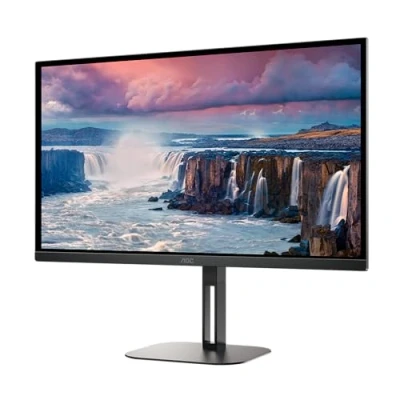 Bild av AOC Q27V5N 27 tums QHD skärm, högtalare, höjdjusterbar (2560 x 1440, 75 Hz, DisplayPort, HDMI) svart