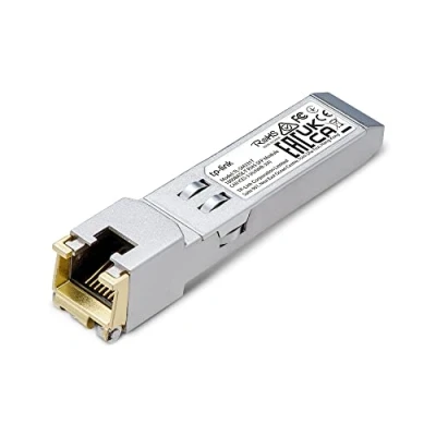 Bild av TP Link TL SM311T 1G SFP till RJ45 Mini Gbic modul 1000Base T kopparsändtagare kompatibel för brytare med portar, Plug and Play, robust metallhölje