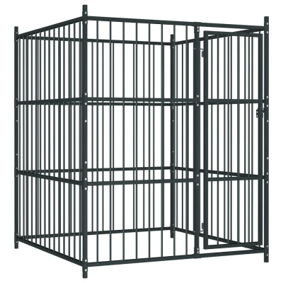 Bild av Hundgård för utomhusbruk 150x150x185 cm