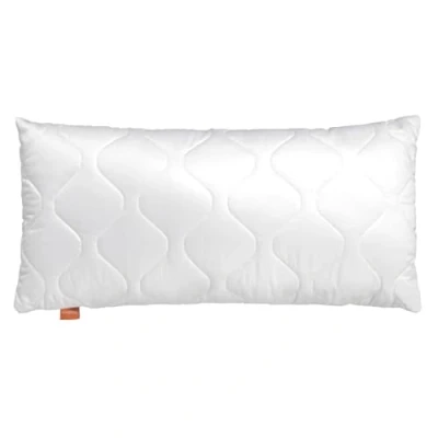 Bild av sleepling 190002 Basic 100 kudde Ökotex tvättbar upp till 60 grader Tillverkad i EU garanterad kapacitet Storleksgaranti 40 x 80 cm, vit