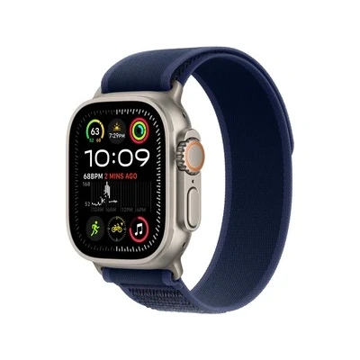 Bild av Apple Watch Ultra 2 GPS + Cellular 49mm Titanium Case with Blue Trail Loop M/L